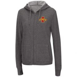 Colosseum Women's Iowa State Cyclones Serenity Hoodie Grey