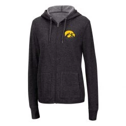Colosseum Women's Iowa Hawkeyes Serenity Hoodie Black