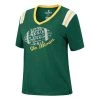 Colosseum Women's North Dakota State Bison Football T-Shirt Green