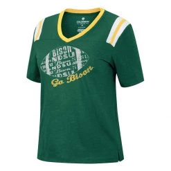 Colosseum Women's North Dakota State Bison Football T-Shirt Green -Colosseum Sales Shop unnamed file 1750