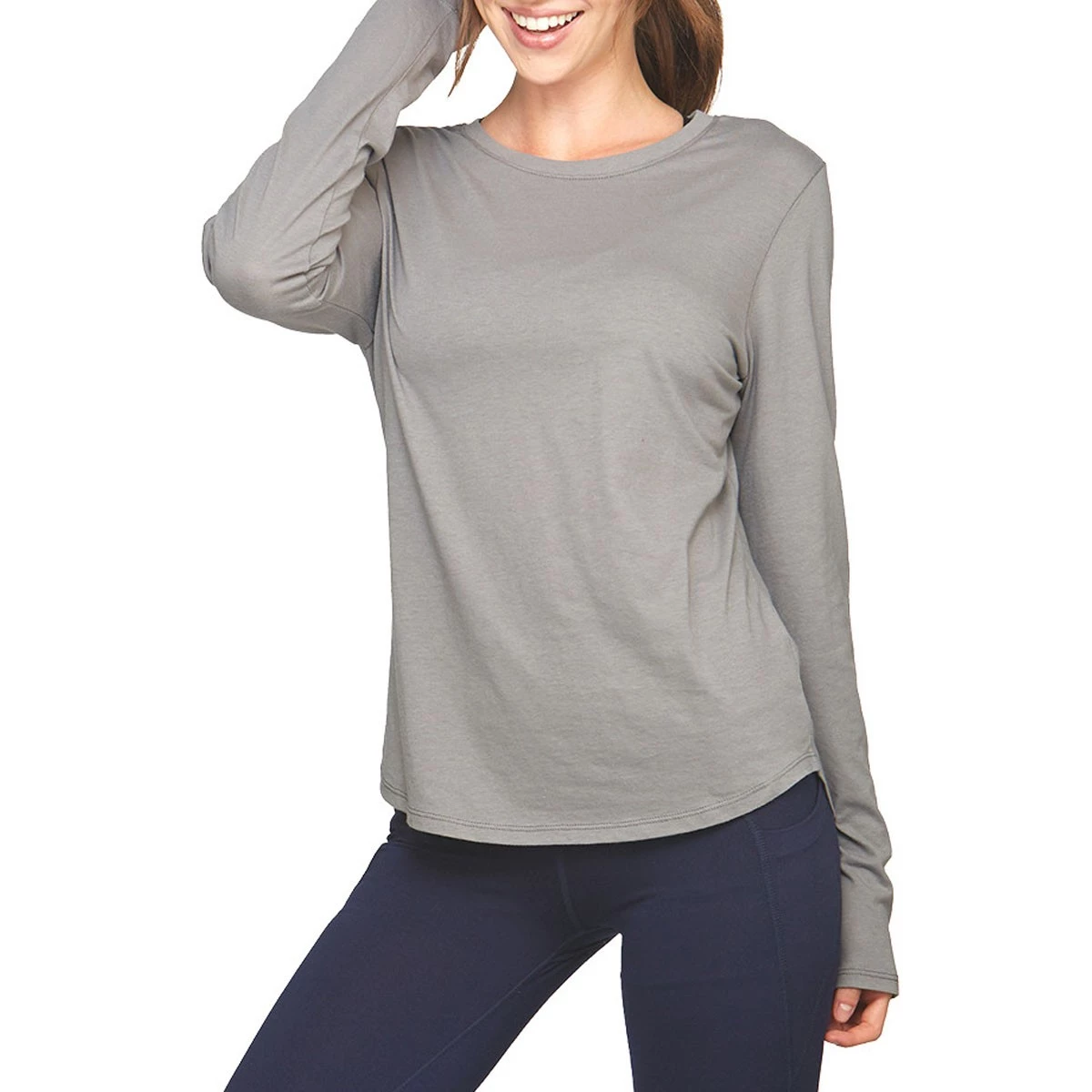 Women's Colosseum Emery Long Sleeve Tee Black 3 Women's Colosseum Emery Long Sleeve Tee Black - Image 3