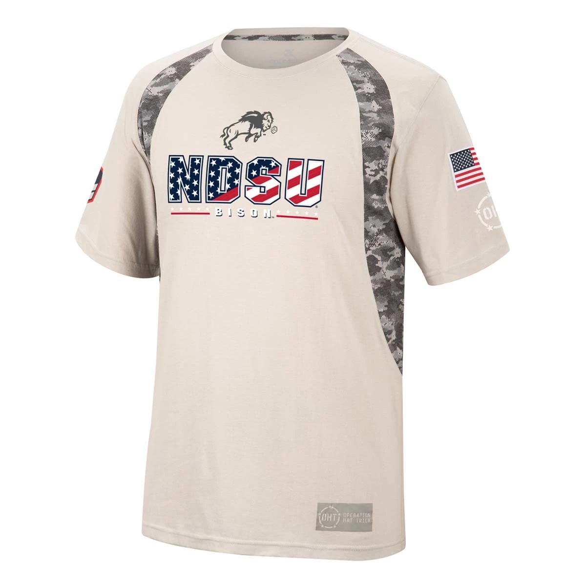 Colosseum North Dakota State Bison Operation Hat Trick Adversary T-Shirt Tan 3 Colosseum North Dakota State Bison Operation Hat Trick Adversary T-Shirt Tan - Image 3