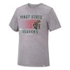 Colosseum Minot State Beavers Les T-Shirt Grey Heather