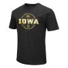 Colosseum Iowa Hawkeyes Operation Hat Trick Midway T-Shirt Black