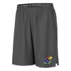 Colosseum Kansas Jayhawks Woven Shorts Charcoal