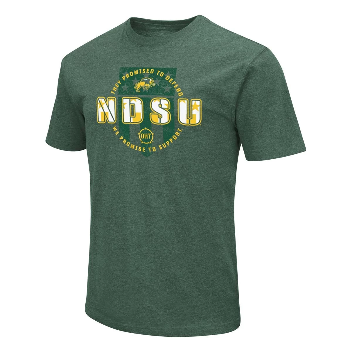 Colosseum North Dakota State Bison Operation Hat Trick Midway T-Shirt Forest 1 Colosseum North Dakota State Bison Operation Hat Trick Midway T-Shirt Forest