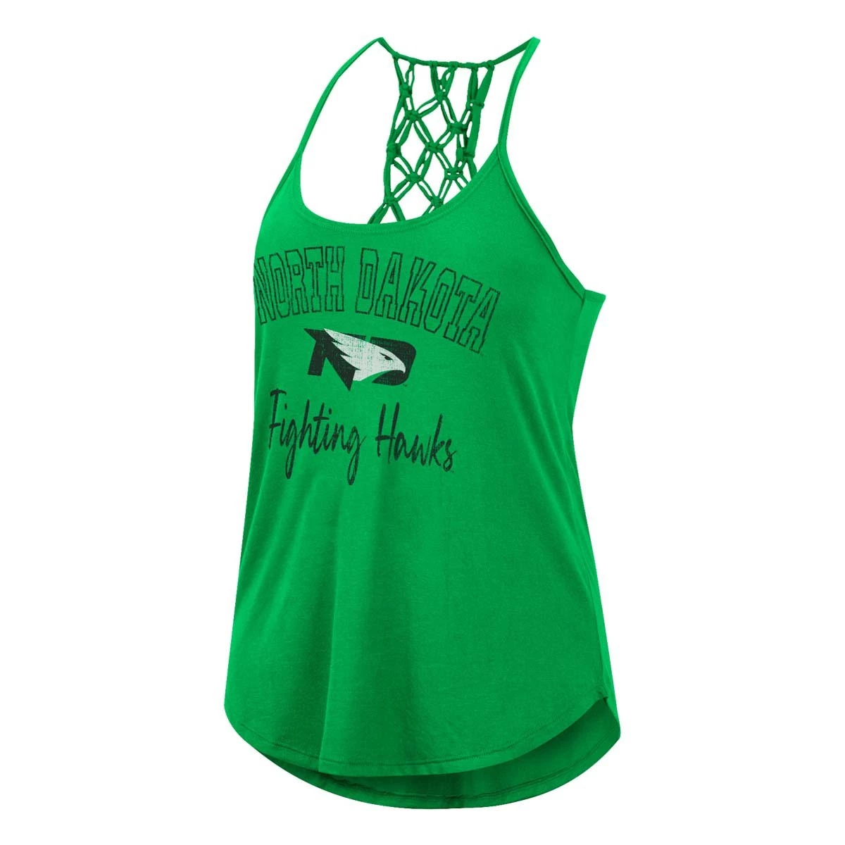 Colosseum Women's North Dakota Fighting Hawks Natasha Tank Kelly Green 1 Colosseum Women's North Dakota Fighting Hawks Natasha Tank Kelly Green