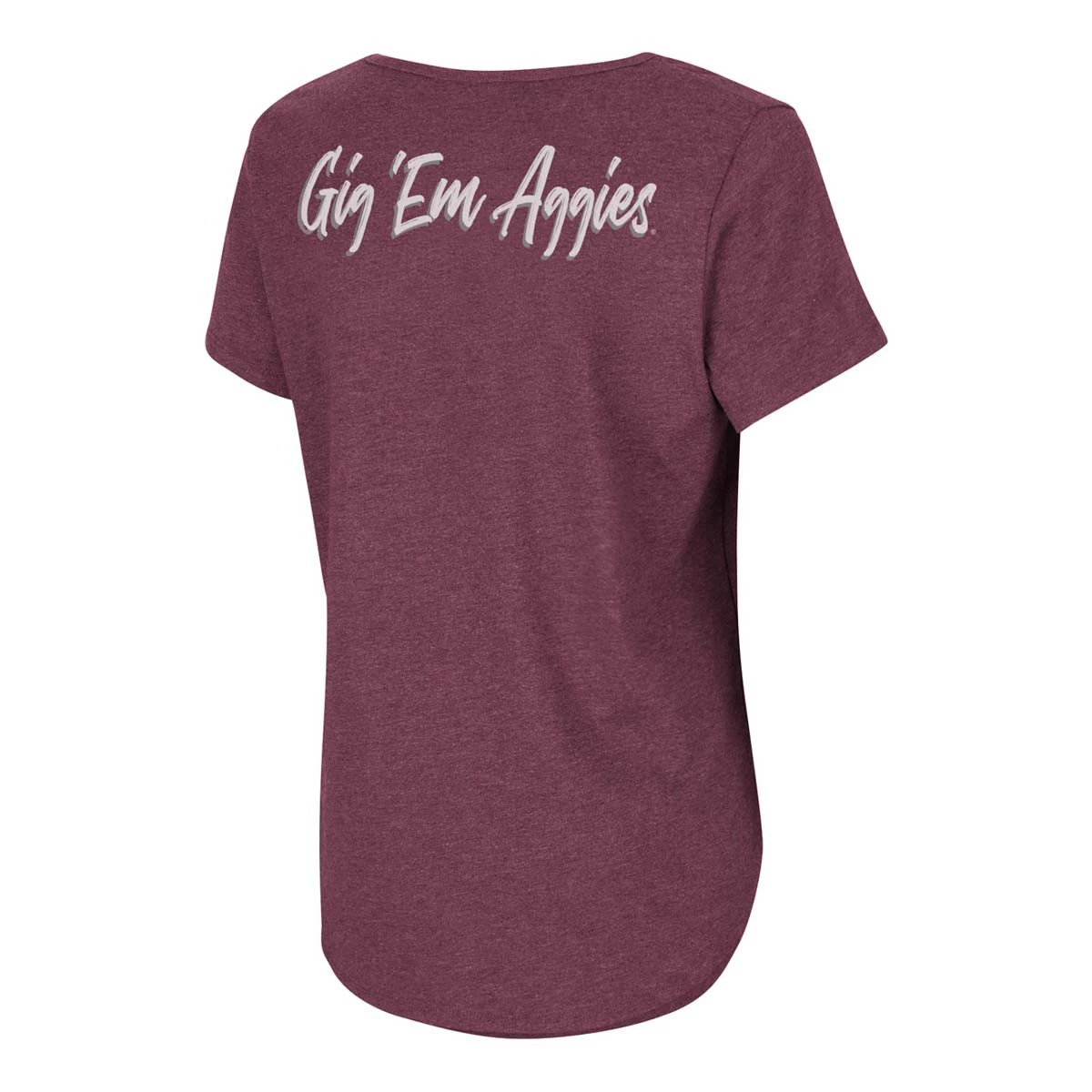 Colosseum Women's Texas A&M Aggies Proton T-Shirt Maroon 2 Colosseum Women's Texas A&M Aggies Proton T-Shirt Maroon - Image 2