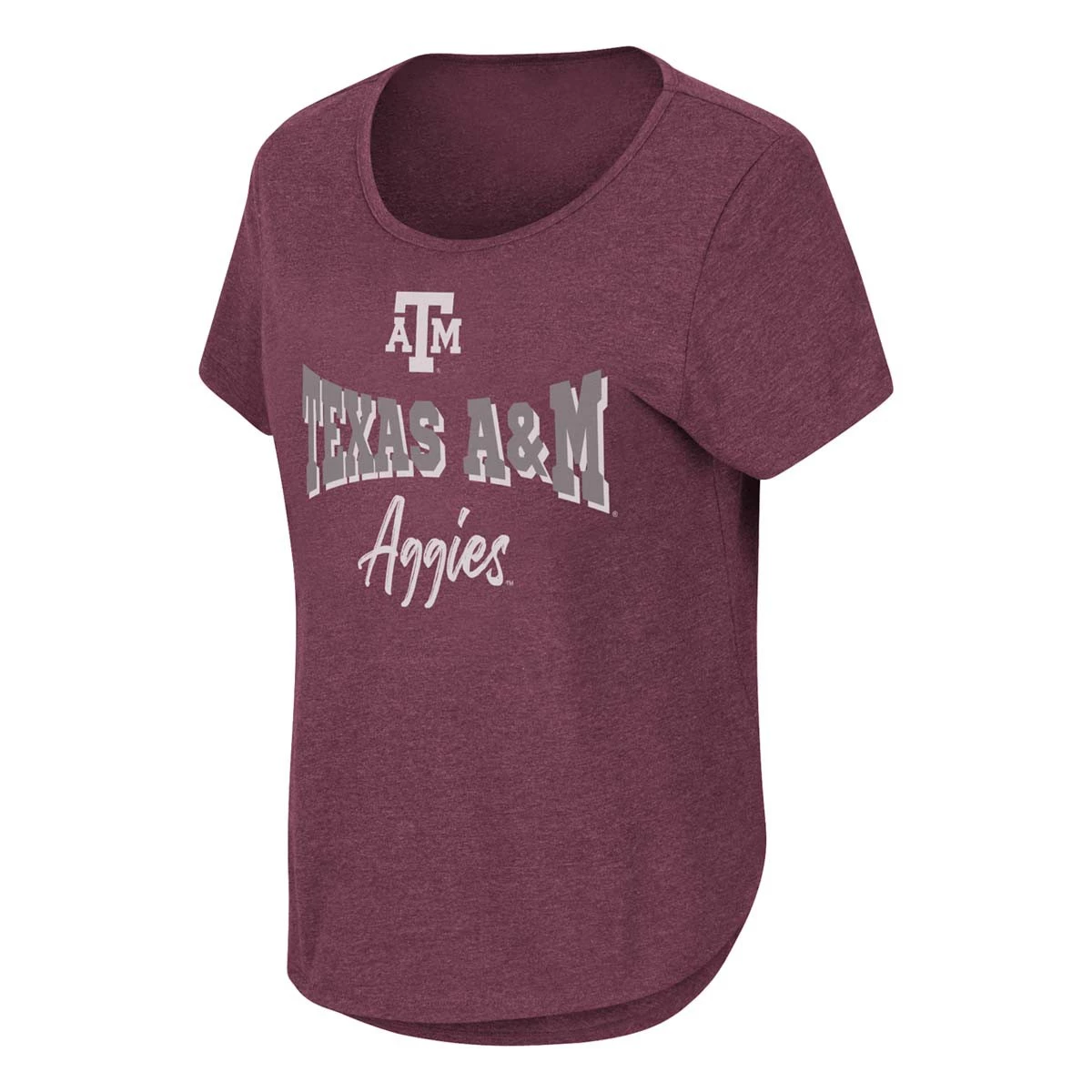 Colosseum Women's Texas A&M Aggies Proton T-Shirt Maroon 3 Colosseum Women's Texas A&M Aggies Proton T-Shirt Maroon - Image 3