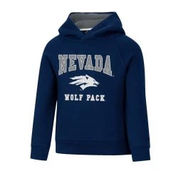 Colosseum Toddler Nevada Wolf Pack Chimney Hoodie Navy