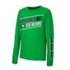 Colosseum Kids' North Dakota Fighting Hawks Fiduciary Long Sleeve Shirt Kelly Green
