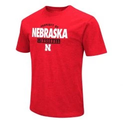Colosseum Nebraska Cornhuskers Baseball Property T-Shirt Red -Colosseum Sales Shop unnamed file 1871
