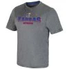 Colosseum Kansas Jayhawks Larry T-Shirt Heather Grey