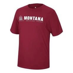 Colosseum Montana Grizzlies Four Leaf T-Shirt Maroon