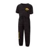 Colosseum Toddler Girls' Iowa Hawkeyes Fox Hunt Romper Black