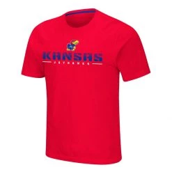 Colosseum Kansas Jayhawks Turturkeykey T-Shirt Red