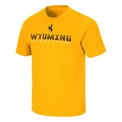 Colosseum Wyoming Cowboys Bueller T-Shirt Gold