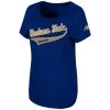 Colosseum Women's Montana State Bobcats Down To River T-Shirt Navy