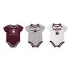 Colosseum Infant Boy's Montana Grizzlies Sandcastles Onesie 3-Pack Maroon
