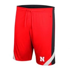 Colosseum Kids' Nebraska Cornhuskers Am I Wrong Shorts Red