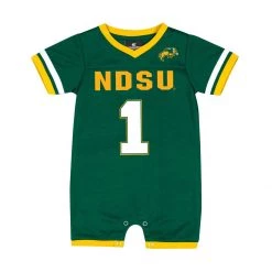Colosseum Infant North Dakota State Bison Magic Romper Green