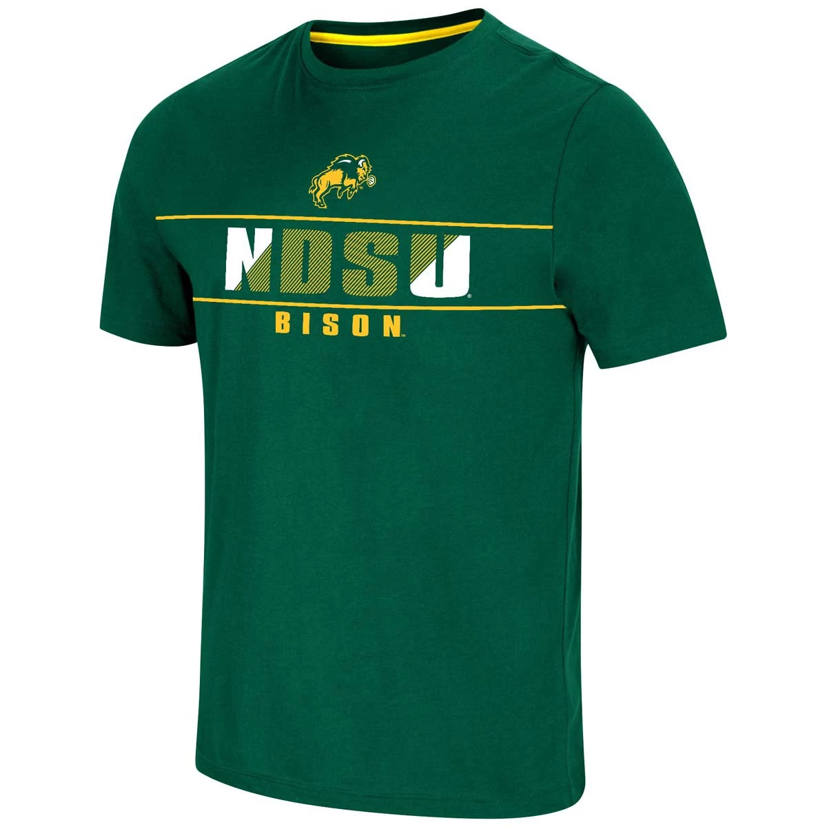 Colosseum North Dakota State Bison Hungus T-Shirt Gold 1 Colosseum North Dakota State Bison Hungus T-Shirt Gold