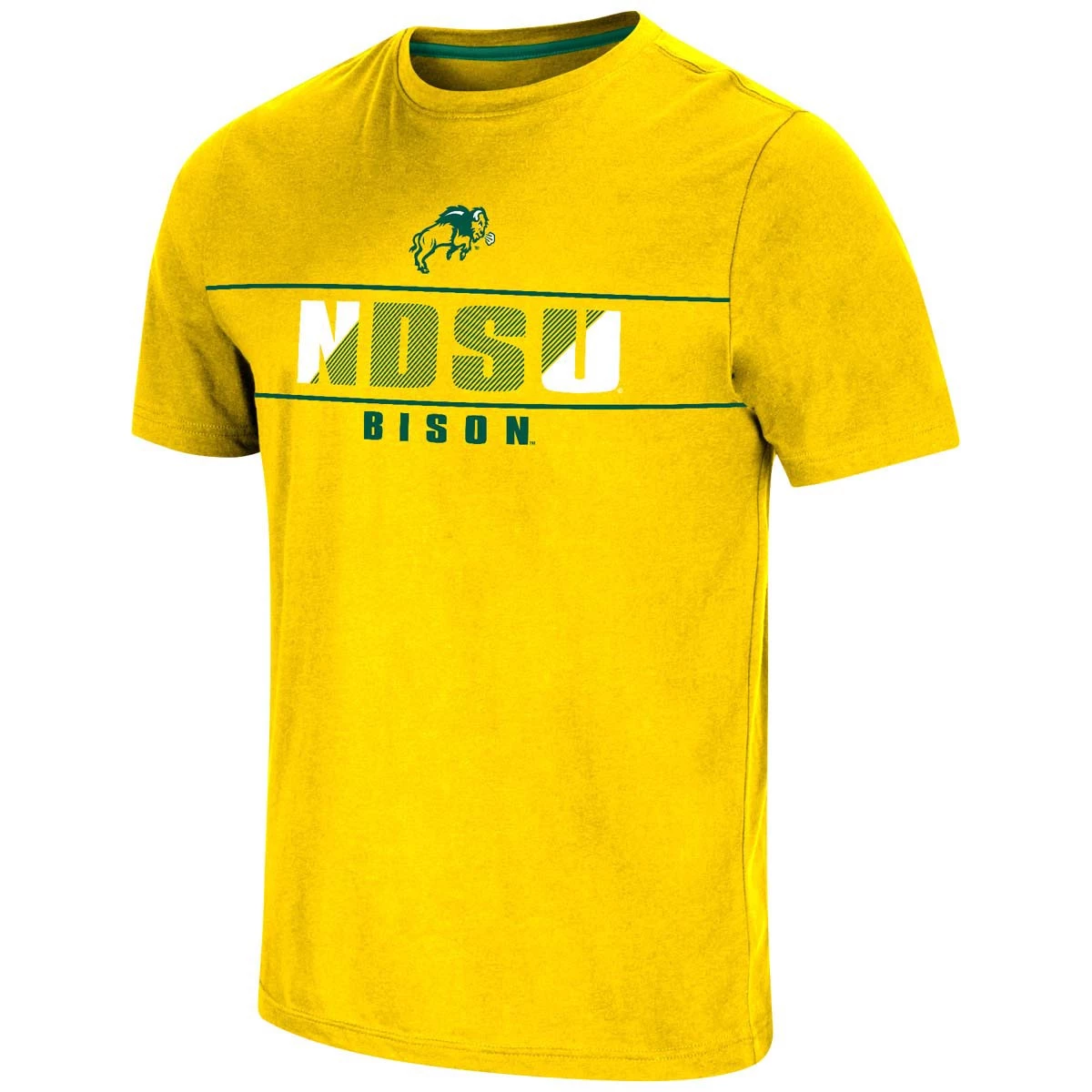 Colosseum North Dakota State Bison Hungus T-Shirt Gold 4 Colosseum North Dakota State Bison Hungus T-Shirt Gold - Image 4