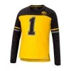Colosseum Girls' Iowa Hawkeyes Mary Long Sleeve Shirt Gold