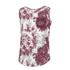 Colosseum Girls' Montana Grizzlies Reappearing Tank Maroon
