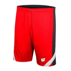 Colosseum Wisconsin Badgers Am I Wrong Reversible Shorts Red -Colosseum Sales Shop unnamed file 2125