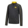 Colosseum Iowa Hawkeyes Tournament 1/4 Zip Top Black