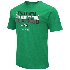Colosseum North Dakota Fighting Hawks Playbook T-Shirt Kelly Green
