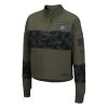 Colosseum Women's North Dakota Fighting Hawks Double Time 1/4 Zip Top Olive