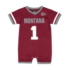 Colosseum Infant Montana Grizzlies Magic Romper Maroon