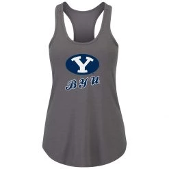 Colosseum Women's BYU Cougars Mila Tank Smoke Pearl