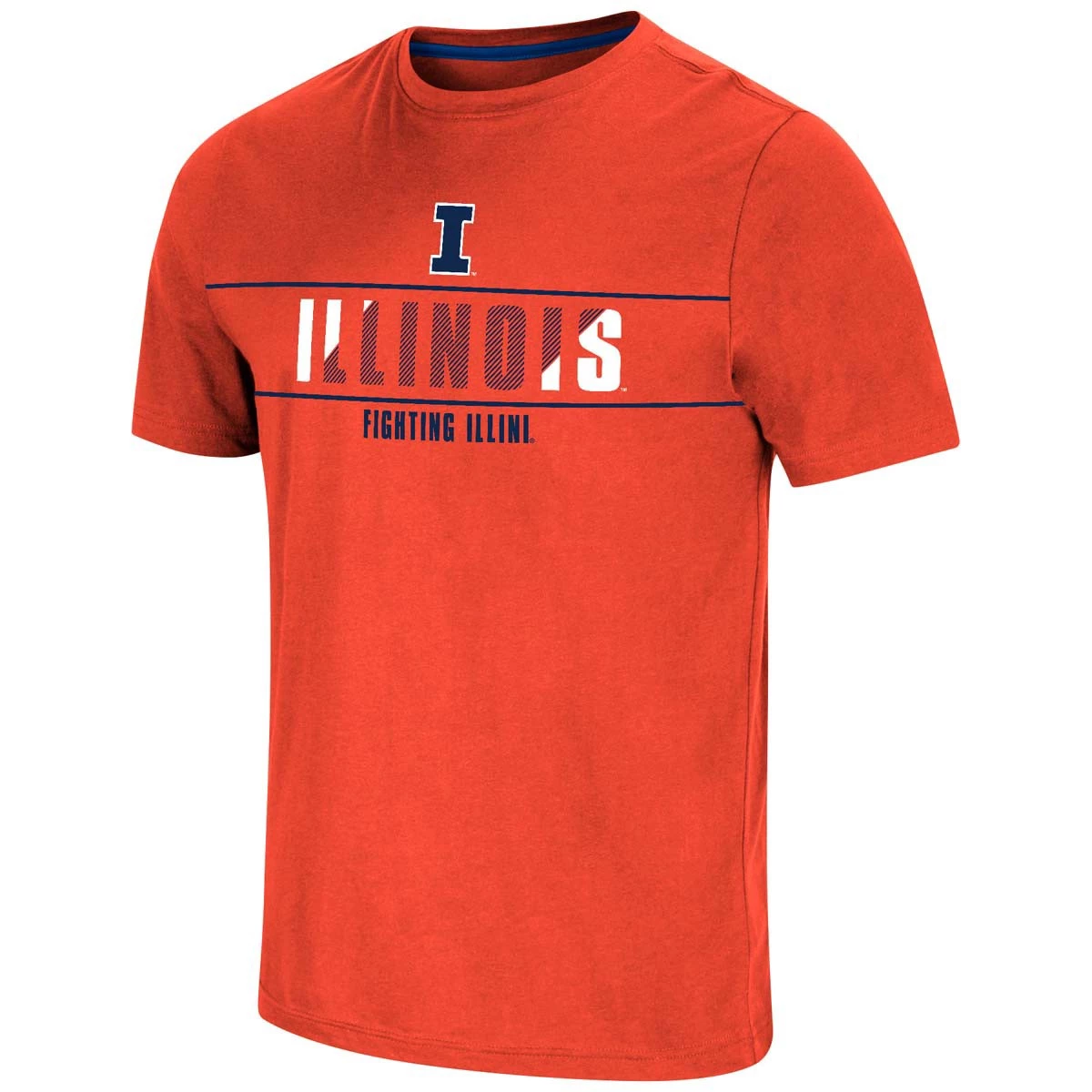 Colosseum Illinois Fighting Illini Hungus T-Shirt Orange 4 Colosseum Illinois Fighting Illini Hungus T-Shirt Orange - Image 4