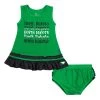 Colosseum Infant Girls' North Dakota Fighting Hawks Toons Dress & Shorts Set Green