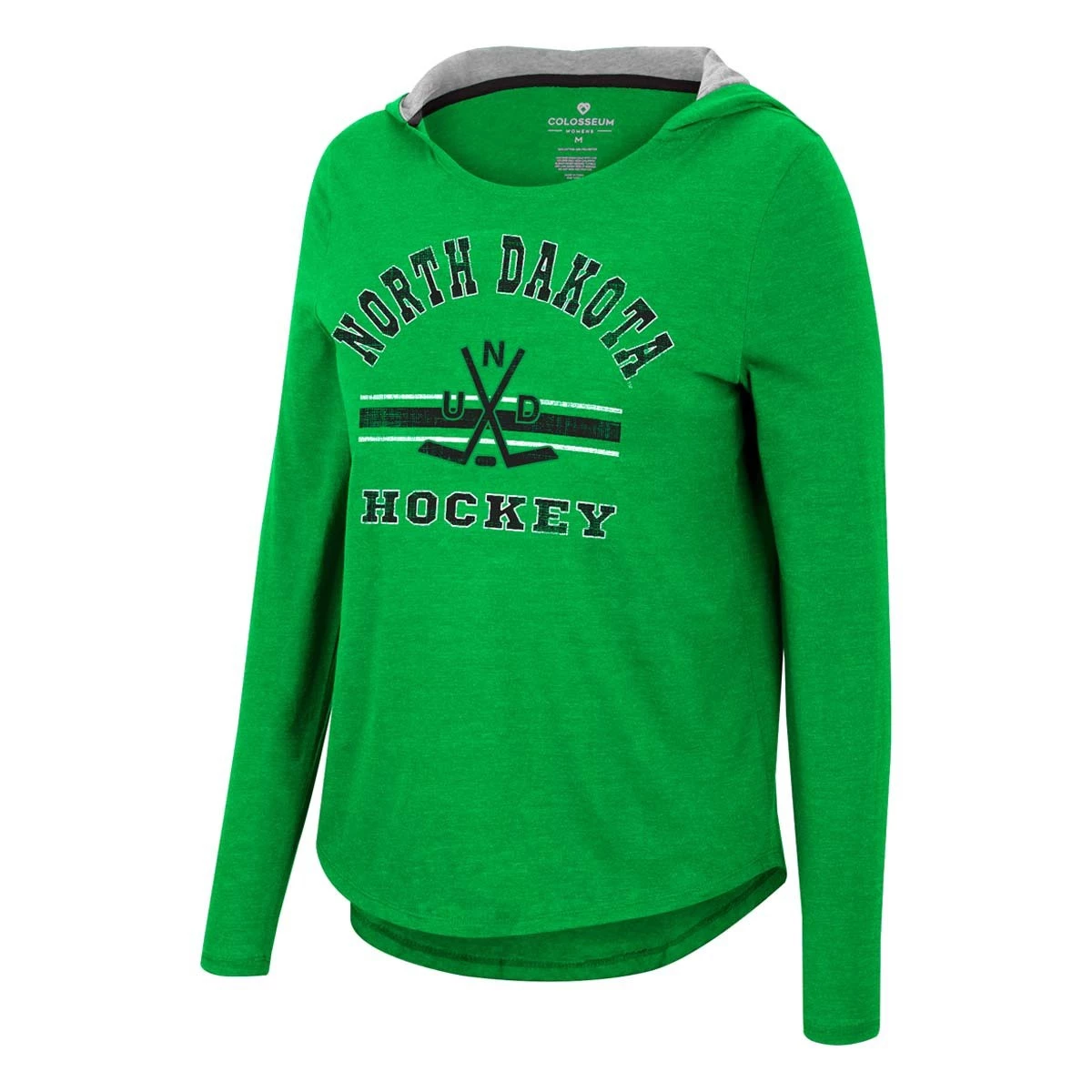 Colosseum Women's North Dakota Fighting Hawks Beauty Hoodie Kelly Green 1 Colosseum Women's North Dakota Fighting Hawks Beauty Hoodie Kelly Green