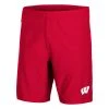 Colosseum Wisconsin Badgers 88 MPH Shorts Red