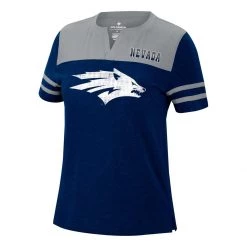 Colosseum Women's Nevada Wolf Pack Dinner Party T-Shirt Navy -Colosseum Sales Shop unnamed file 2235