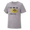 Colosseum Iowa Hawkeyes Les T-Shirt Grey Heather