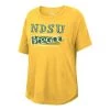 Colosseum Women's North Dakota State Bison Reporter T-Shirt Gold