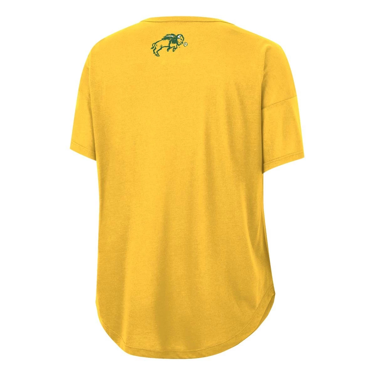 Colosseum Women's North Dakota State Bison Reporter T-Shirt Gold 2 Colosseum Women's North Dakota State Bison Reporter T-Shirt Gold - Image 2