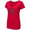 Colosseum Women's Minot State Beavers Playbook T-Shirt Red