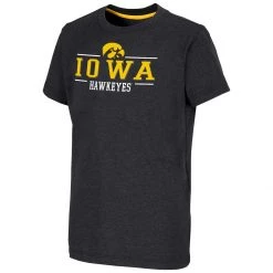 Colosseum Kids' Iowa Hawkeyes Toontown T-Shirt Black
