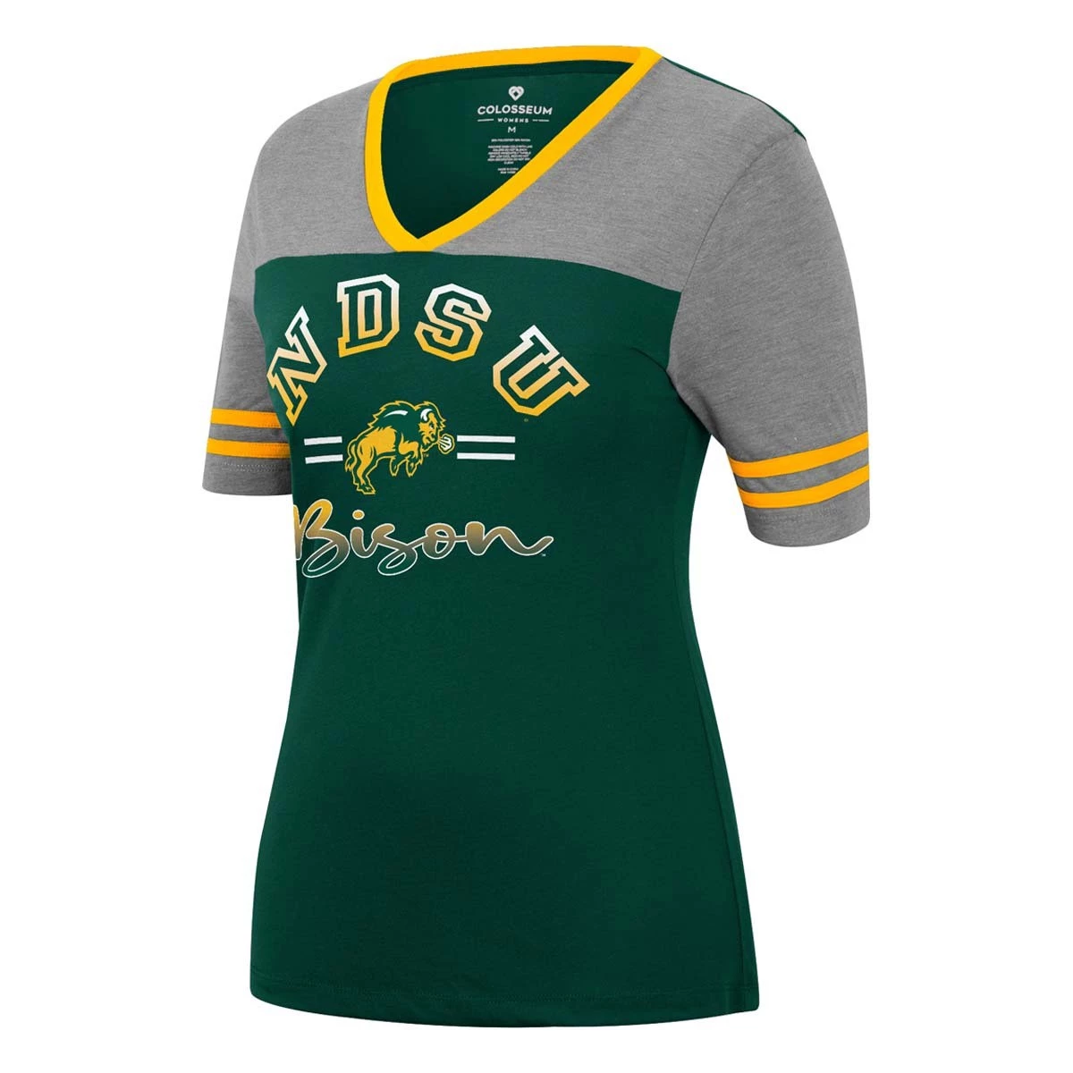 Colosseum Women's North Dakota State Bison McFiddish T-Shirt Green 1 Colosseum Women's North Dakota State Bison McFiddish T-Shirt Green