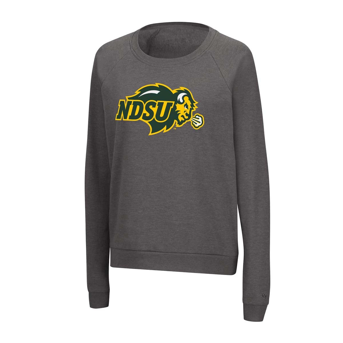 Colosseum Women's North Dakota State Bison Chloe Crewneck Sweatshirt Grey 3 Colosseum Women's North Dakota State Bison Chloe Crewneck Sweatshirt Grey - Image 3