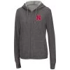 Colosseum Women's Nebraska Cornhuskers Serenity Hoodie Grey