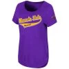 Colosseum Women's Minnesota State Mavericks Down To River T-Shirt Purple
