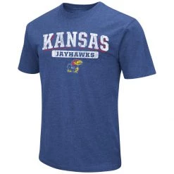 Colosseum Kids' Kansas Jayhawks Playbook T-Shirt Royal